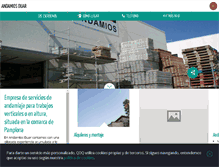 Tablet Screenshot of andamiosduar.com